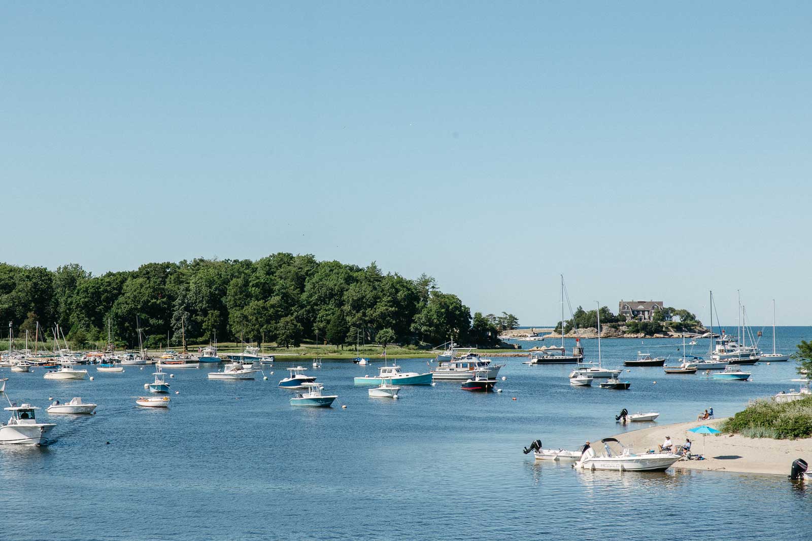 Waterfront in Cohasset MA before Red Lion Inn Wedding Day