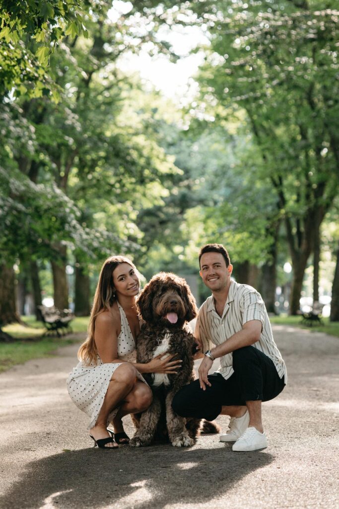 Engagement Photos - Boston Ma, Commonwealth Ave / Back Bay
