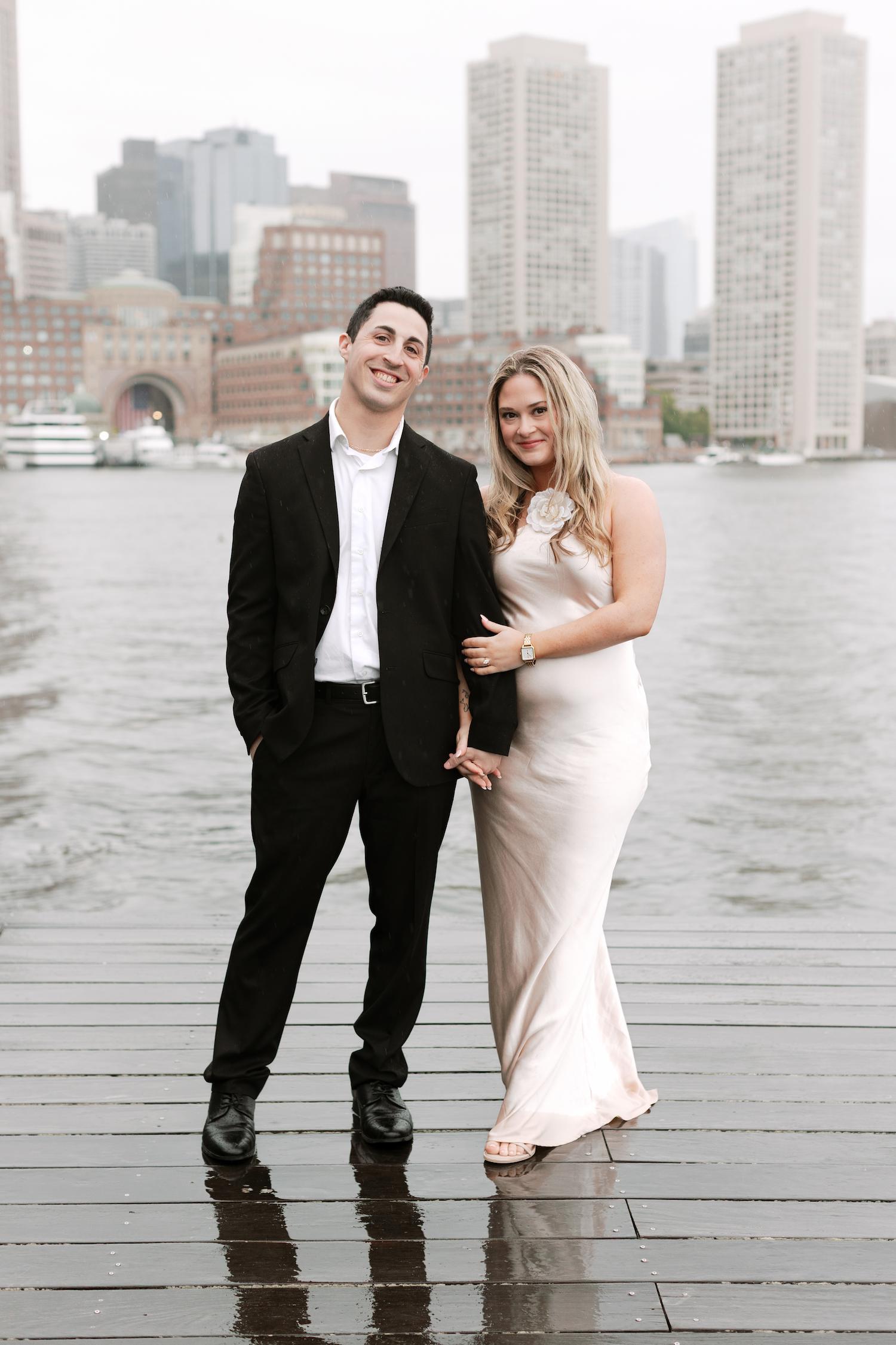 Engagement Photos - Boston Ma, Fan Pier Park