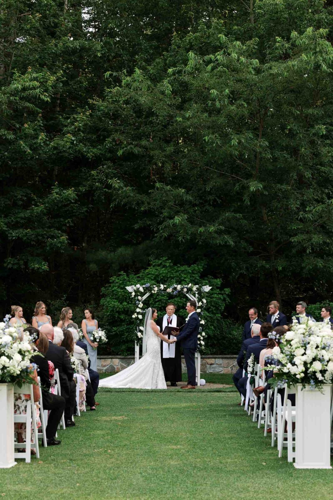 Wedding ceremony space at the Renaissance Golf Club in Haverhill MA
