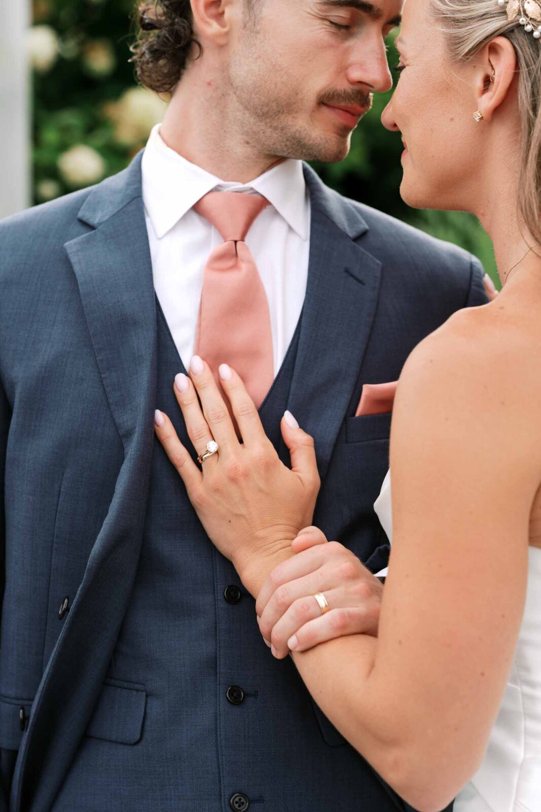 Bride & Groom Portraits at Grand View Mendon MA Wedding