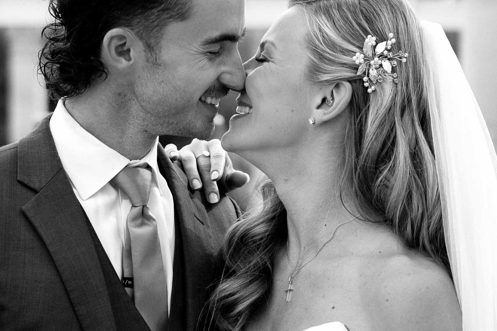 Bride & groom portrait at Grand View Mendon MA Wedding